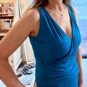 Banana Republic Dress in Deep Turquoise Blue